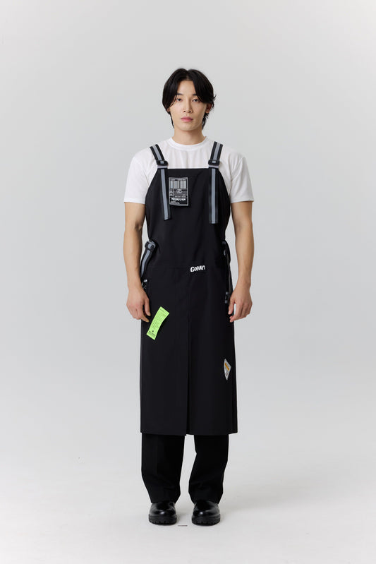 ブラックパンクエプロン